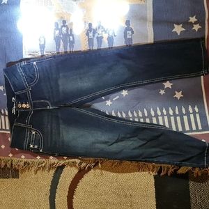 Seven7 est 1964 jeans they are dark blue and size 14 in girls